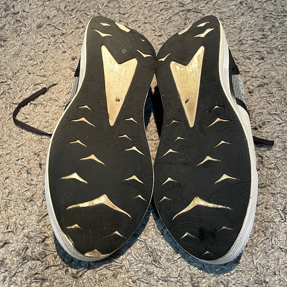 Hoka Men's Black and White Athletic Running Shoes - Picture 3 of 10
